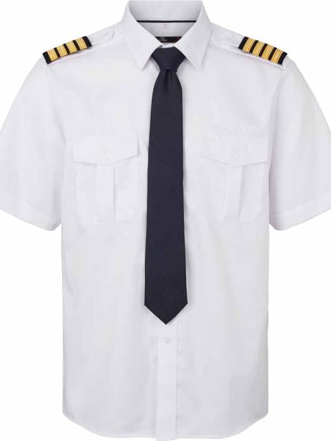 White Palermo Pilot Shirt S/S