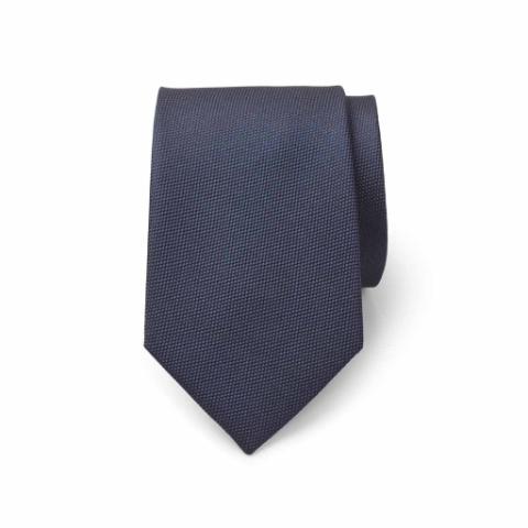 Navy Zürich Silk Tie