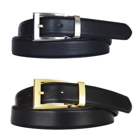 Black Edmonton Leather Belt