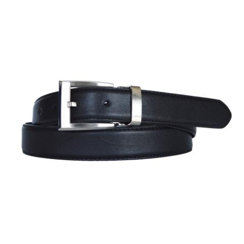 Black Edmonton Leather Belt